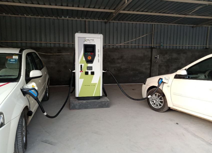 VOLTTIC EV Charging Station Installed at Client Parking at Gurugram