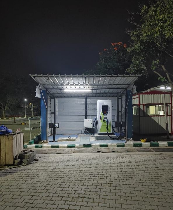 Volttic installed Bharat DC01 fast chargers at  Bengaluru