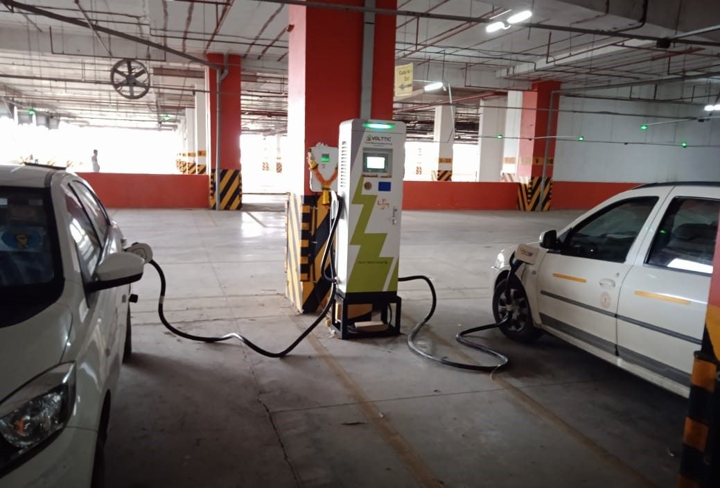 Volttic added DC fast electric vehicle charging station at Airoli,Mumbai