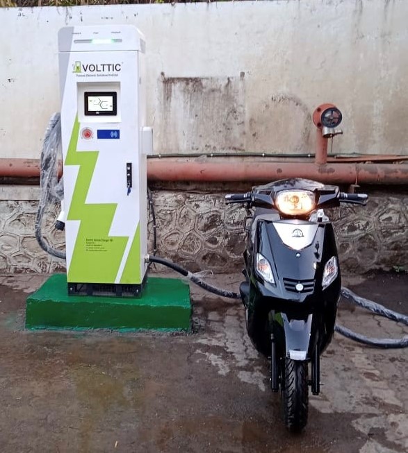 Volttic is proud to add fast charging facility for Electric 2W