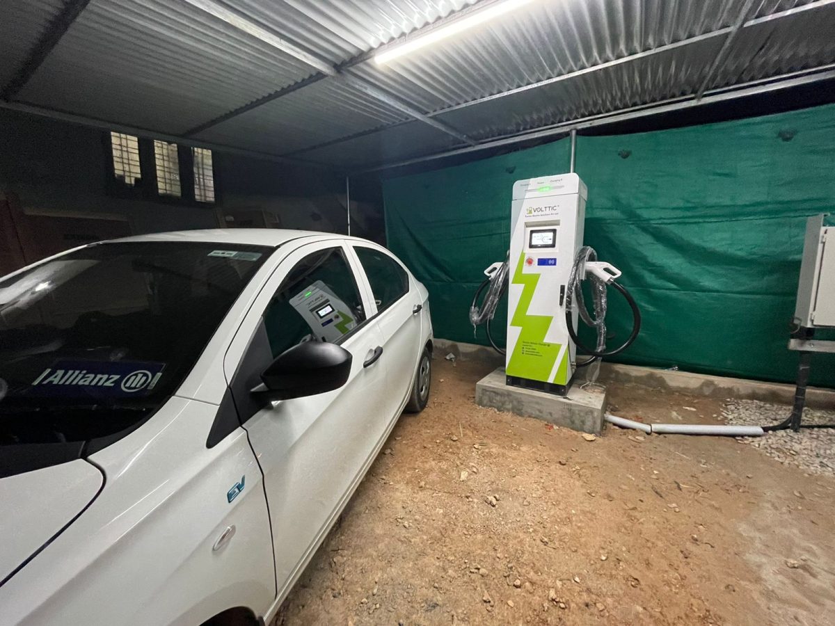 Volttic has installed DC fast charging station at Trivandrum