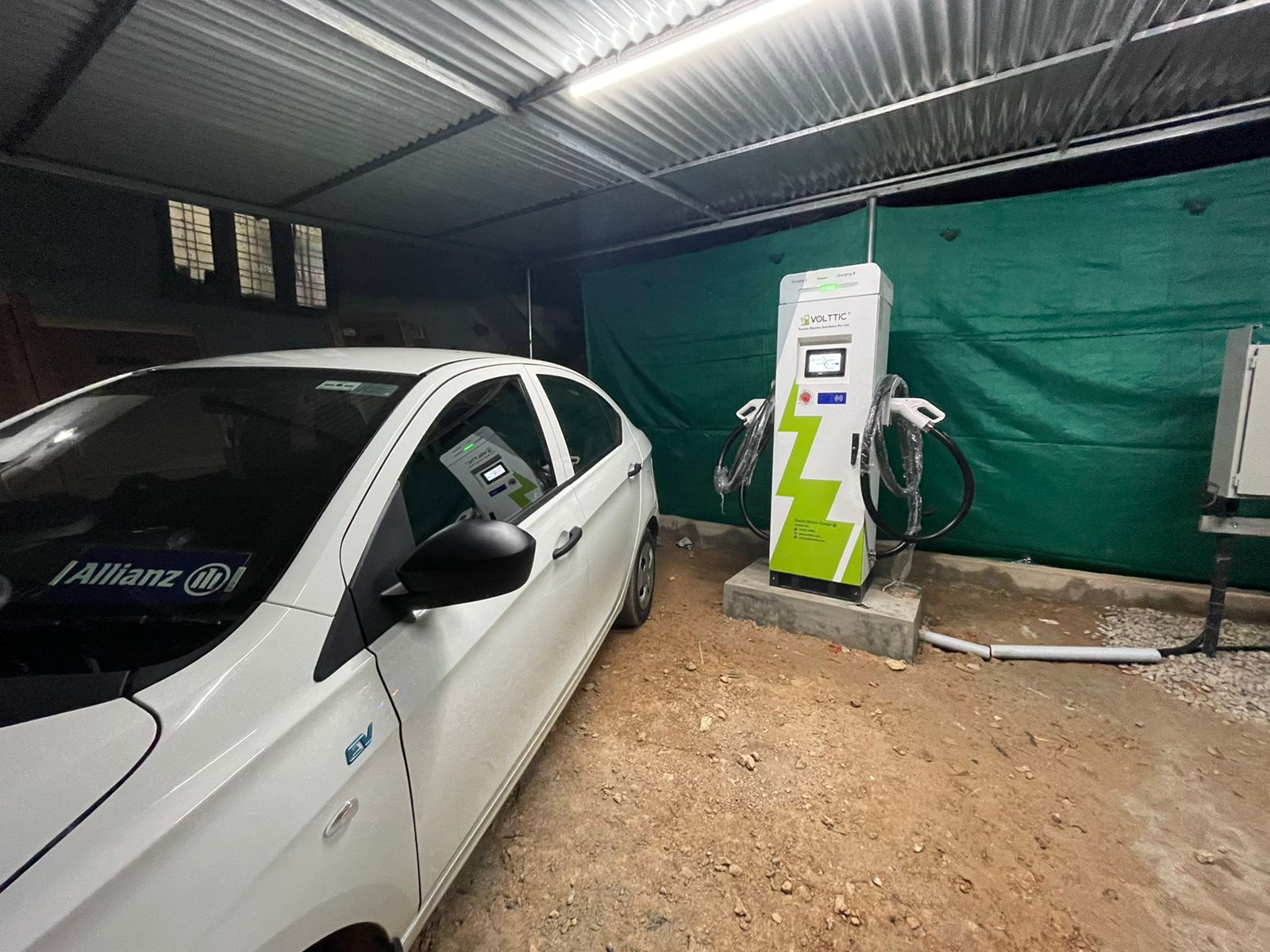 Volttic has installed DC fast charging station at Trivandrum Electric