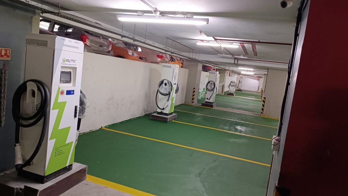Volttic installed DC fast charging station at Bangalore