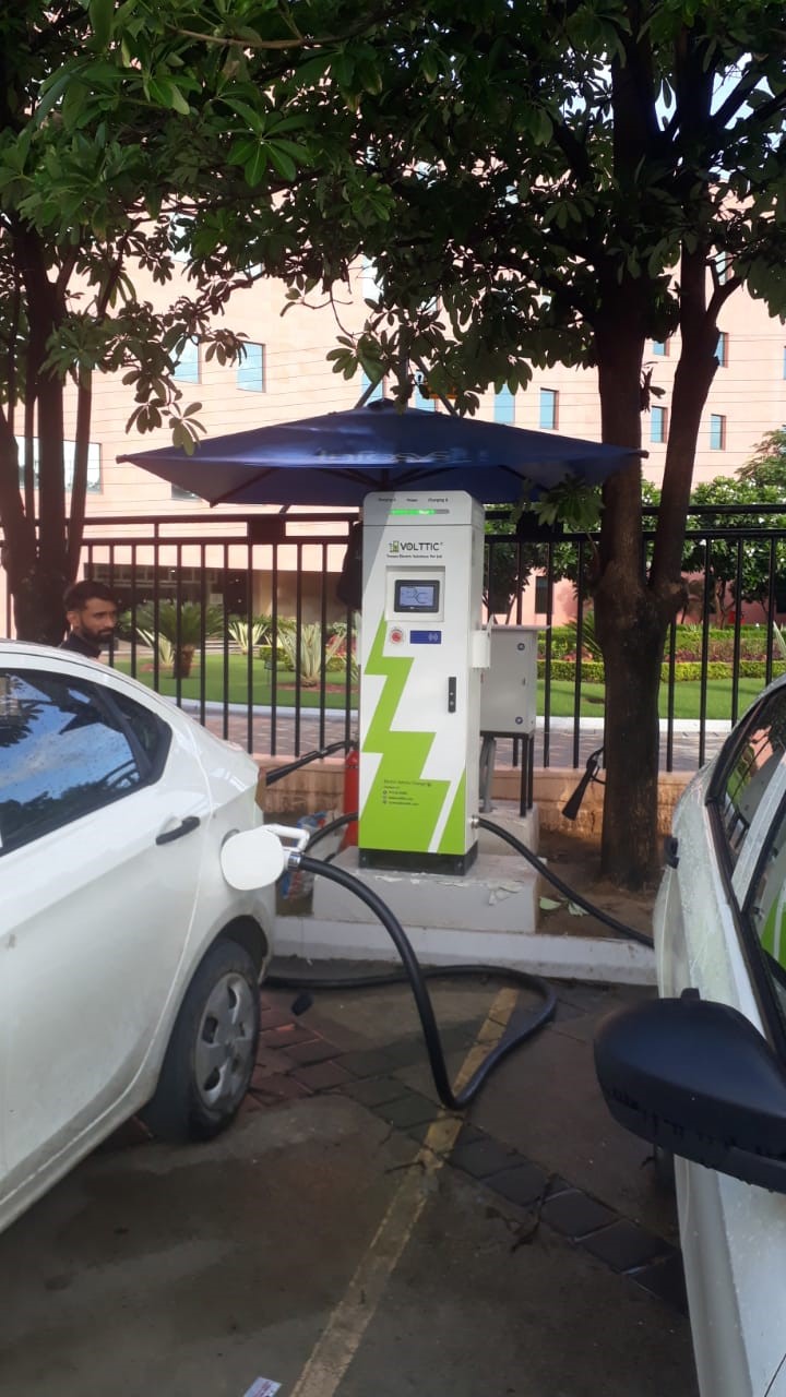 Volttic installed DC fast charging stations at Jaipur